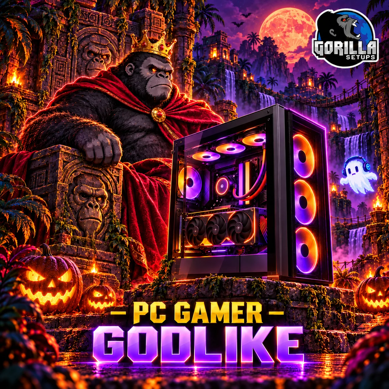 PC Godlike Ryzen 5 5500X3D + RTX 5070 12GB