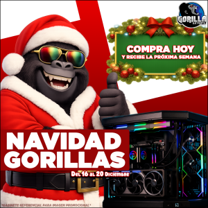 Navidad Gorillas - Ryzen 5 3400G - 16GB RAM